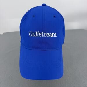 Gulfstream Nike Golf Hat Dad Cap‎ Strap Back Mens Blue Embroidered Aviation